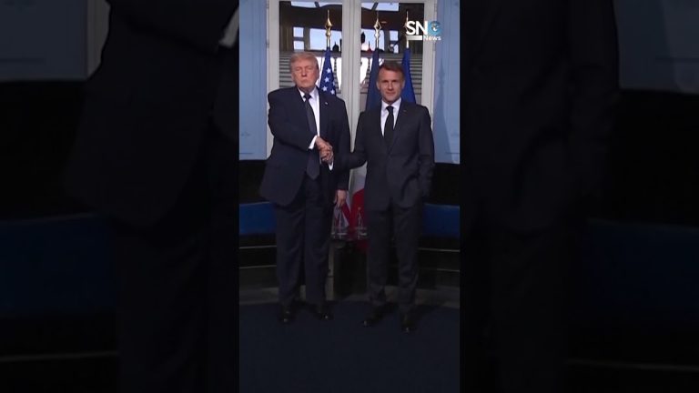 US President Trump attends the G7 Summit in Evian