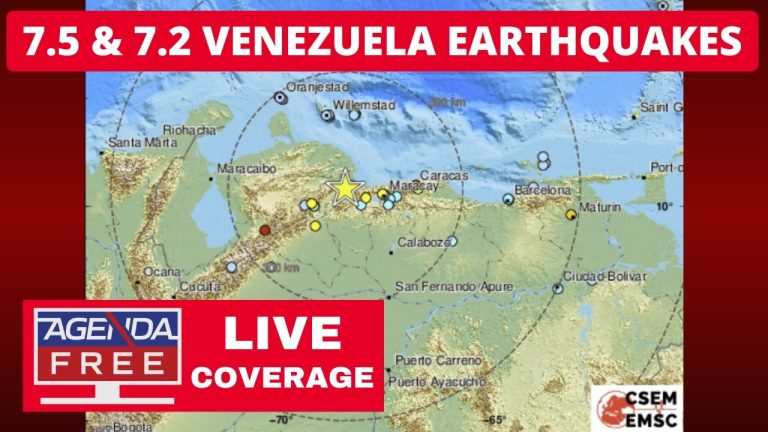 Venezuela Earthquakes (7.5 & 7.2) – LIVE Breaking News Coverage