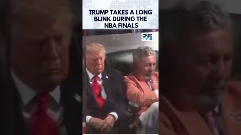 WATCH: President Trump Caught Sleeping During NBA Final Game 3 Between Knicks and Spurs at MSG |N18G