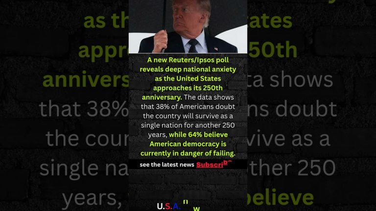 Will America Survive? Shocking New Poll Details National Anxiety #shorts #USA #NEWS