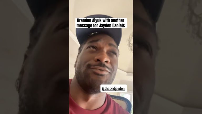 Aiyuk says Jayden Daniels won’t answer 🤔