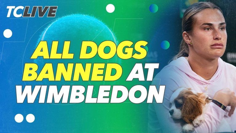 Aryna Sabalenka DISAGREES with Wimbledon Dog Ban Policy | TC Live