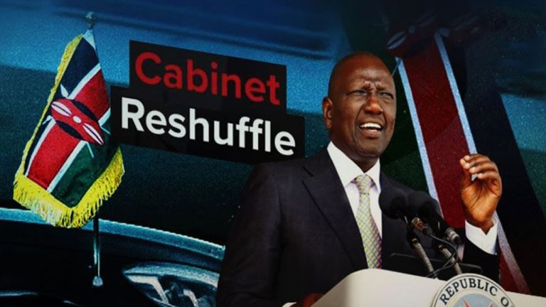 BREAKING NEWS: RUTO ANNOUNCE CABINET RESHUFFLE DAYS AFTER OL KALOU LOSS. MT KENYA CSs AFFECTED