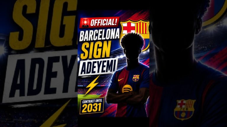 Barcelona’s New Speed Machine Karim Adeyemi Signed 💨 #barcelona #transfer #sports
