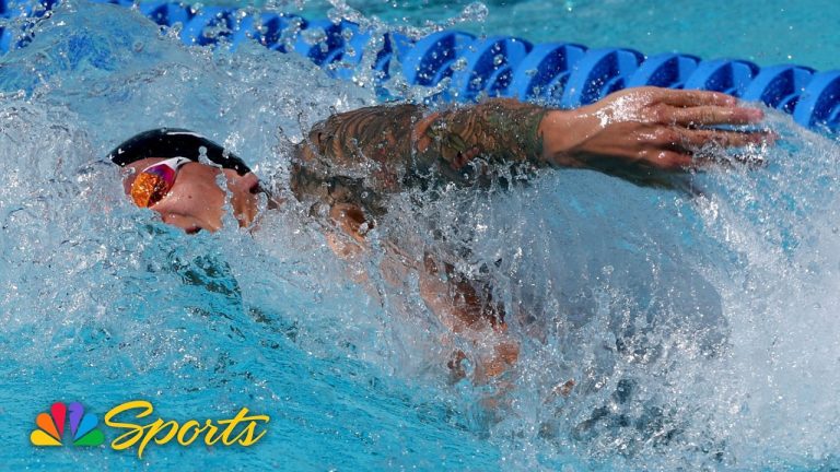 Caeleb Dressel dominates men’s 100m freestyle at USA Swimming National Championships | NBC Sports