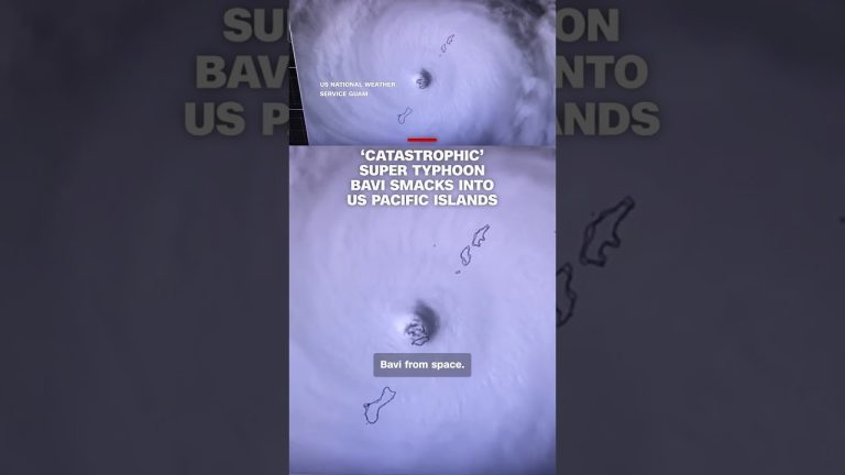 ‘Catastrophic’ Super Typhoon Bavi smacks into US Pacific islands