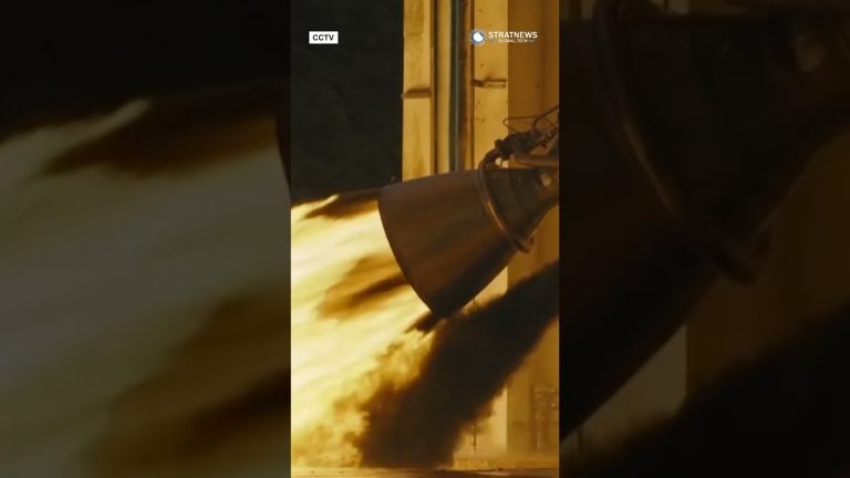 China tests reusable rocket engine for record 620 seconds ahead of high-frequency launches | #shorts