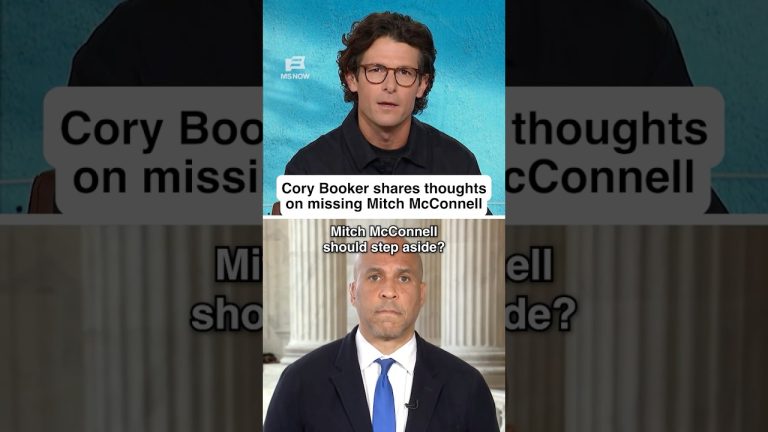 Cory Booker shares thoughts on missing Mitch McConnell