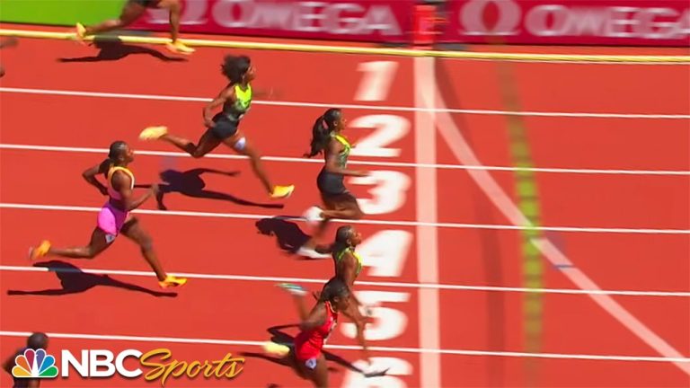 Duel! Sha’Carri Richardson & Melissa Jefferson-Wooden go to the wire in 100m at Prefontaine Classic