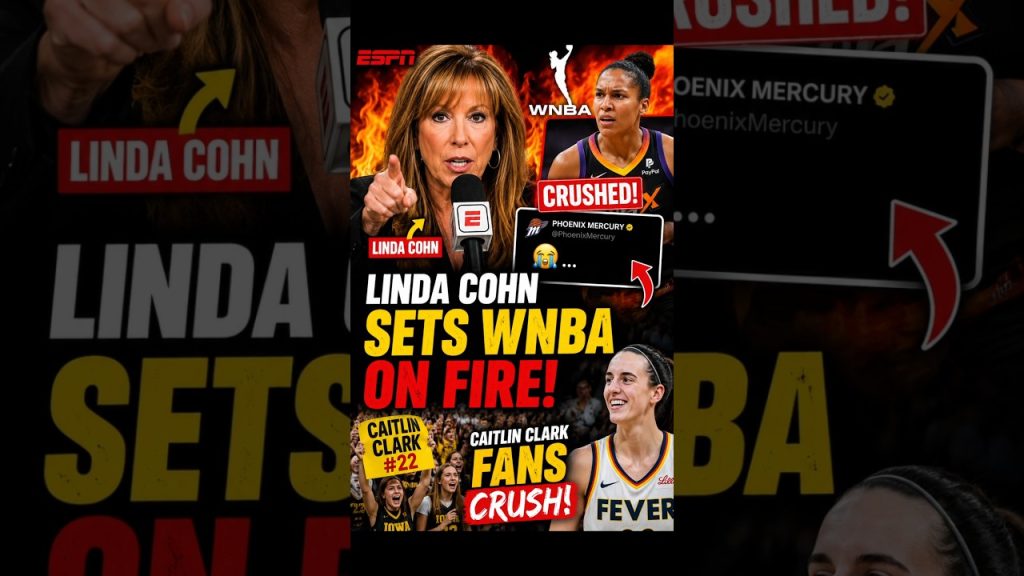 ESPN’s Linda Cohn BLASTS WNBA Debate as Caitlin Clark Fans ERUPT Over Alyssa Thomas & Mercury Post