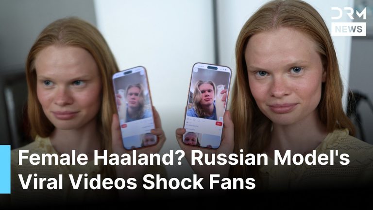 Female Haaland? Russian Model Goes Viral for Looking Like Erling Haaland | DRM News | AD1C