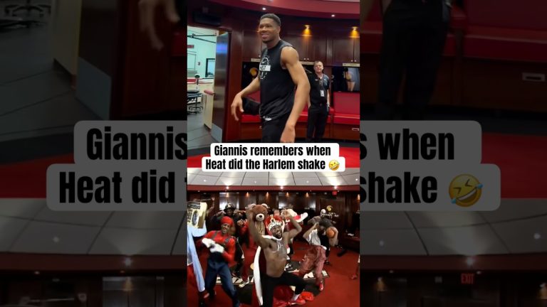 Giannis knows his Heat history 😂 (via @MiamiHEAT)