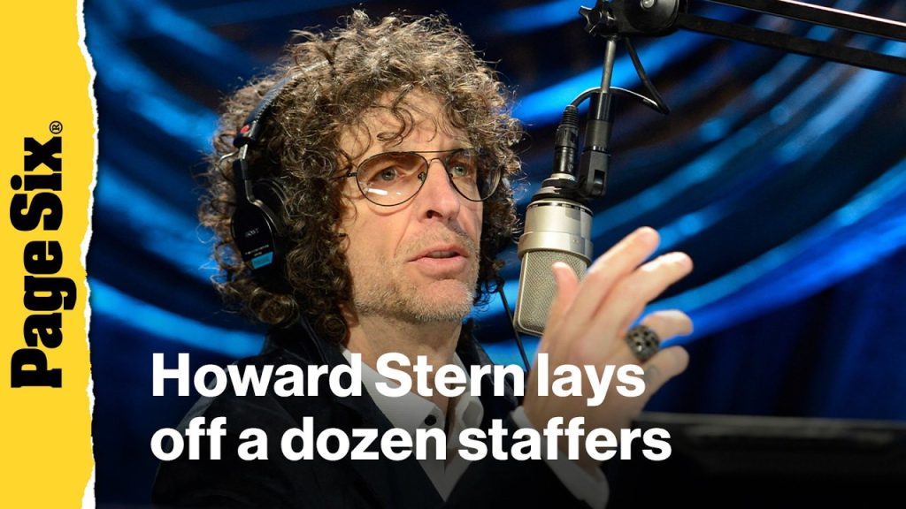 Howard Stern lays off a dozen staffers, preparing to drop to one new show per week