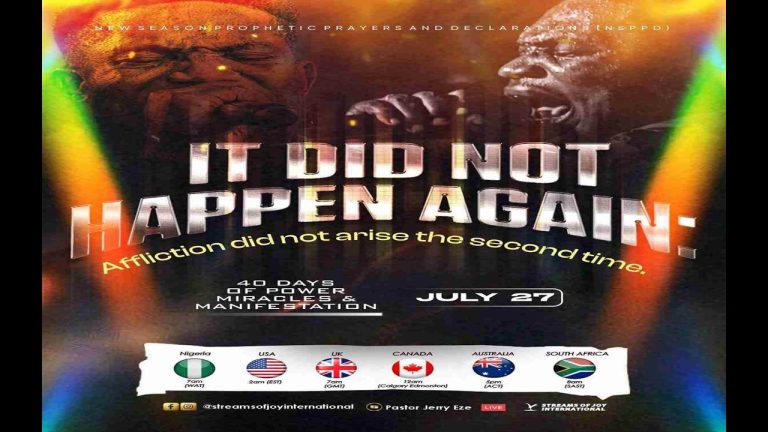 IT DID NOT HAPPEN AGAIN || 40DPMM – DAY 15 || NSPPD || 27TH JULY 2026