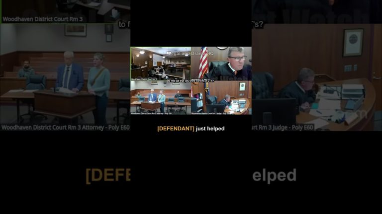 Intense Confrontation in Court