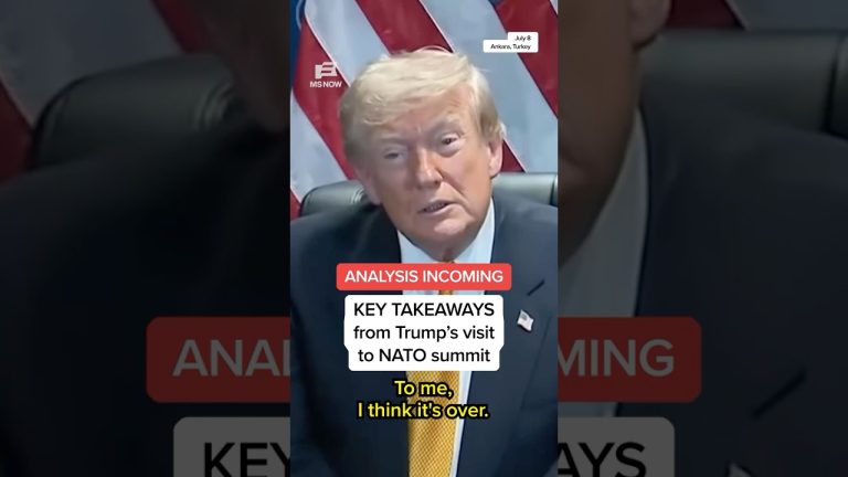 KEY TAKEAWAYS from Trump’s visit to NATO summit