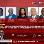 LIVE! NEWSFILE 18-7-26: EOCO VS ABOAGYE. BOG SECRECY. TRIBUNALS ROW. NPP IN DISARRAY?