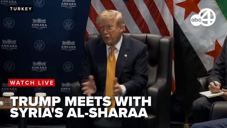LIVE NOW: President Trump meets with Syria’s Al-Sharaa
