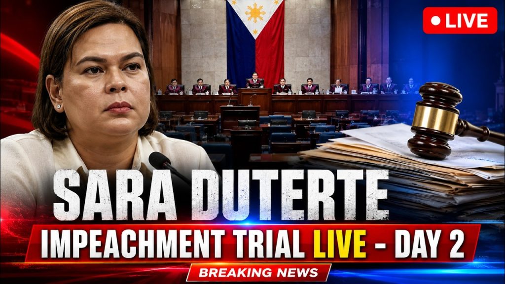 LIVE NOW: Vice President Sara Duterte Impeachment Trial | Day 2 | Philippines Senate Hearing Updates