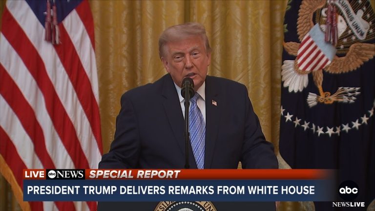 LIVE: President Trump delivers remarks from White House