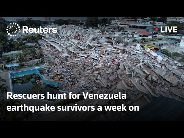 LIVE: Rescuers hunt for Venezuela earthquake survivors a week on