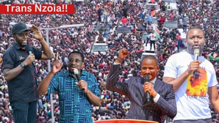 LIVE : Sifuna, Orengo,Babu Owino Linda Mwananchi in TransNzoia for Sifuna Home Coming!