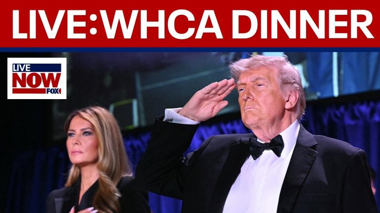 LIVE: Trump attends rescheduled White House Correspondents’ dinner after shooting
