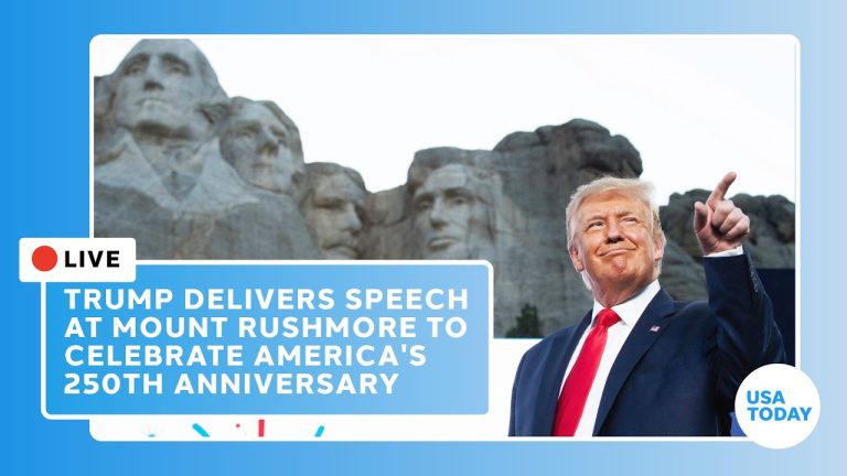 LIVE: Trump delivers speech at Mount Rushmore fireworks celebration for America’s 250th anniversary