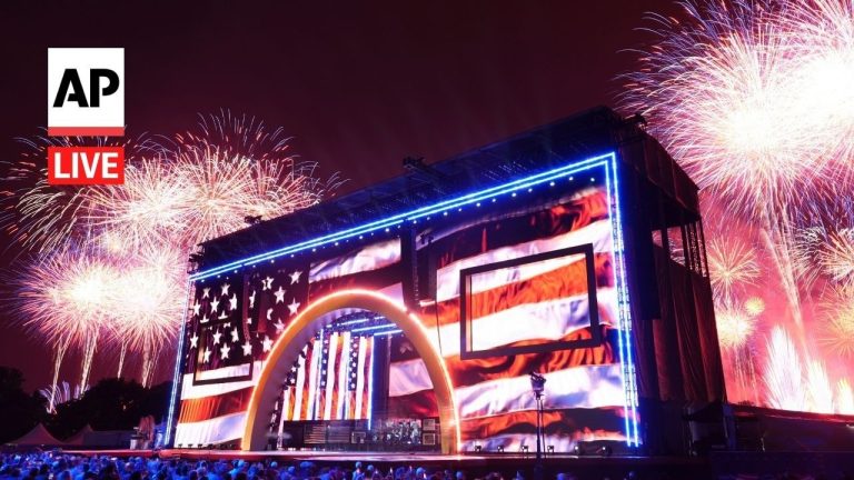 LIVE: Trump’s speech and July 4th fireworks in Washington, DC