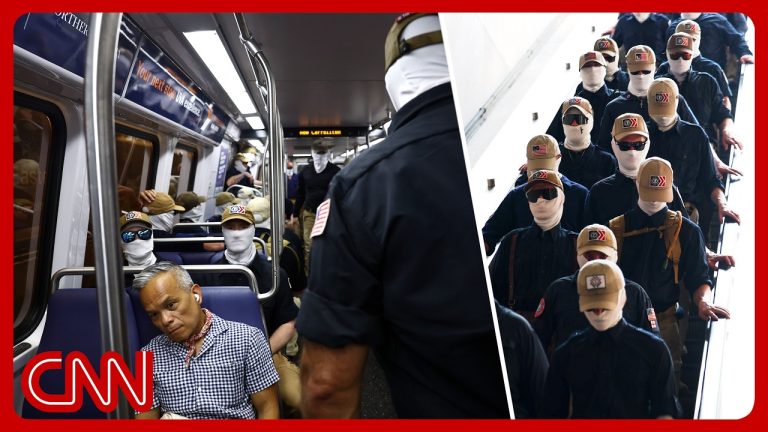 Masked white nationalists flood DC for the 4th: What one man saw