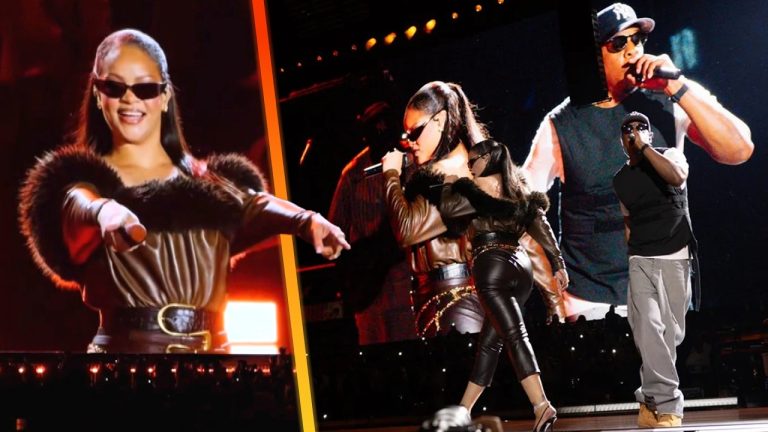 Rihanna Performs for First Time in YEARS at JAY-Z’s Yankee Stadium Show