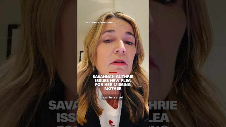 Savannah Guthrie issues new plea for her missing mother