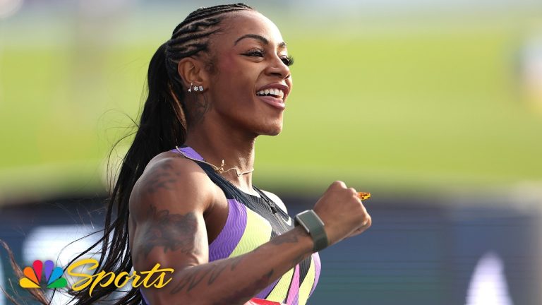 Sha’Carri Richardson STORMS to season’s best in 100m win at track and field nationals | NBC Sports