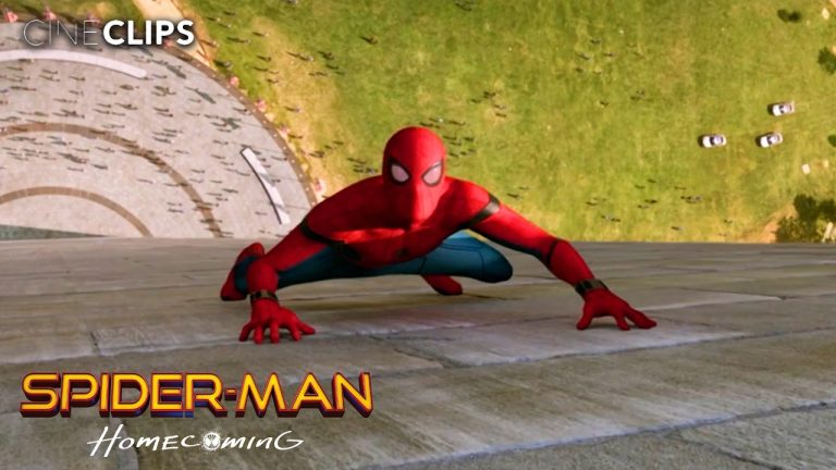 Spider-Man Homecoming | Parker Risks Everything to Save Friends in Washington Monument! | CineClips
