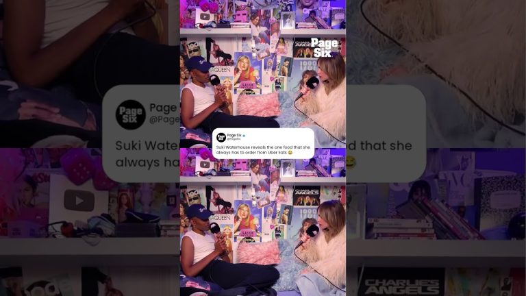 Suki Waterhouse admits she always orders Uber Eats for her daughter 😂 #shorts