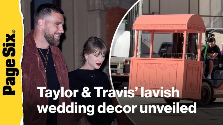 Taylor Swift, Travis Kelce’s lavish wedding decor unveiled — including custom monogrammed pieces