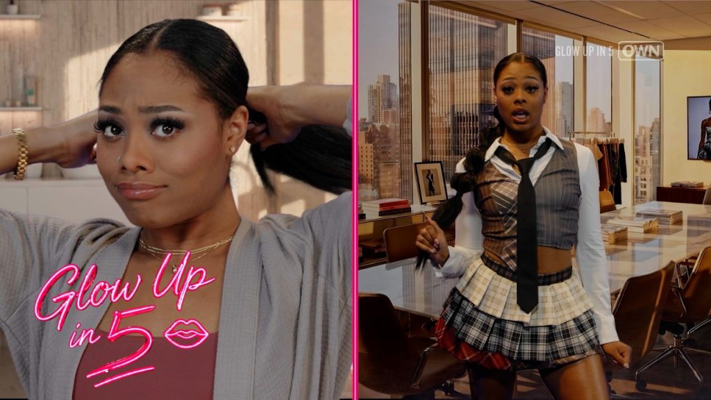 The Corporate Baddie Challenge | Glow Up In 5 | OWN