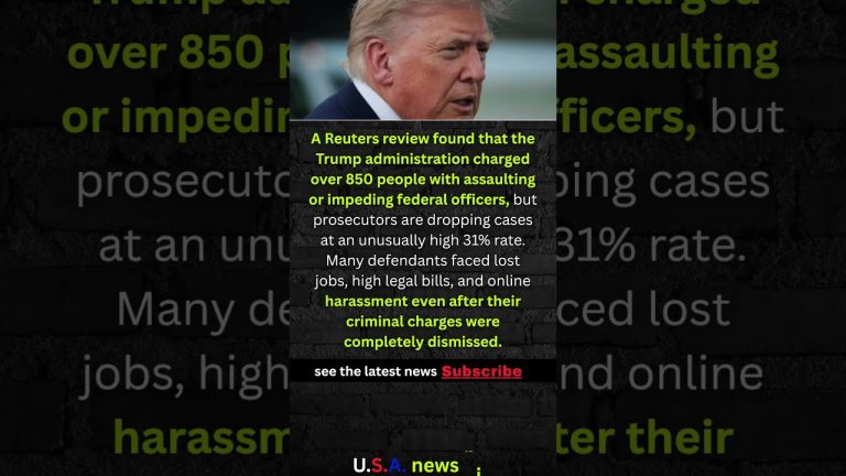Trump DOJ Officer Assault Cases Dropped #shorts #USA #NEWS