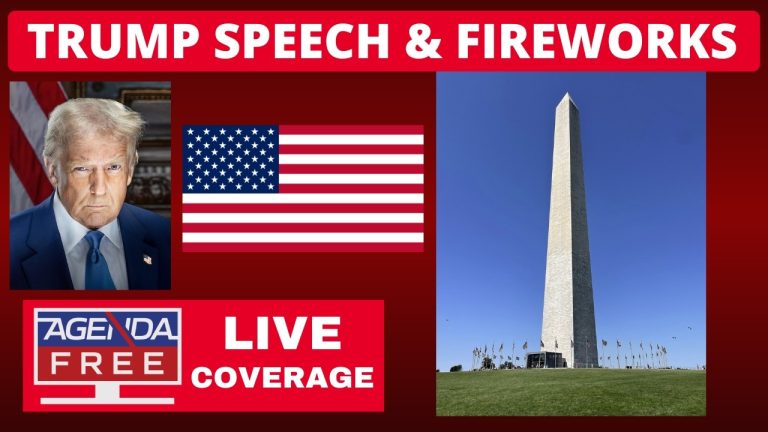 Trump Speech & Fireworks for America’s 250th Birthday – LIVE Breaking News July 4th Coverage
