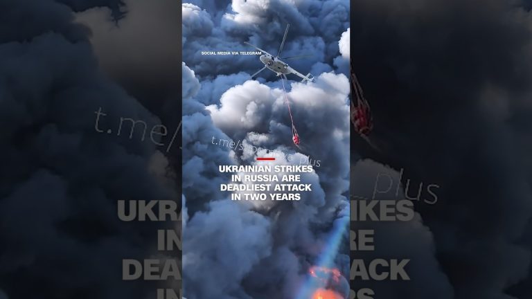 Ukrainian strikes in Russia are deadliest attack in two years