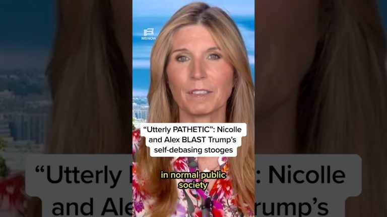 ‘Utterly PATHETIC’: Nicolle and Alex BLAST Trump’s self-debasing stooges