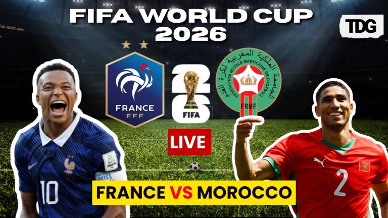 WATCH LIVE: France vs Morocco | FIFA World Cup 2026 Quarter-Final | Winner Heads to the Semi-Finals!