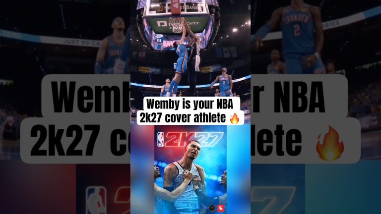 WEMBY LANDS ON THE COVER OF 2K 🚨👽