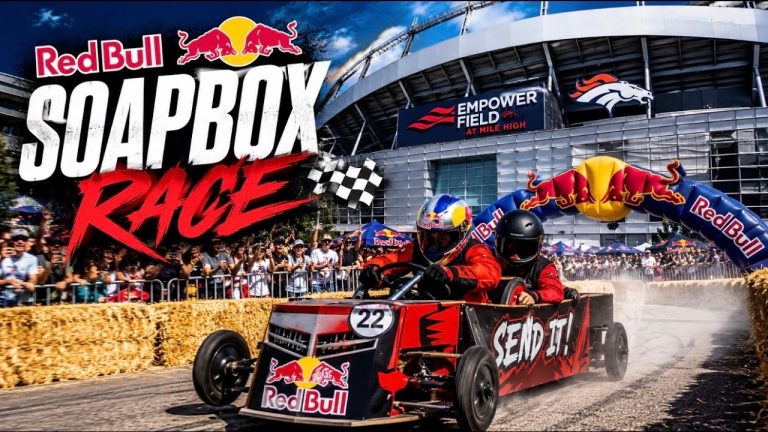 Wild Crashes & Crazy Builds at Empower Field for Red bull Soapbox Race