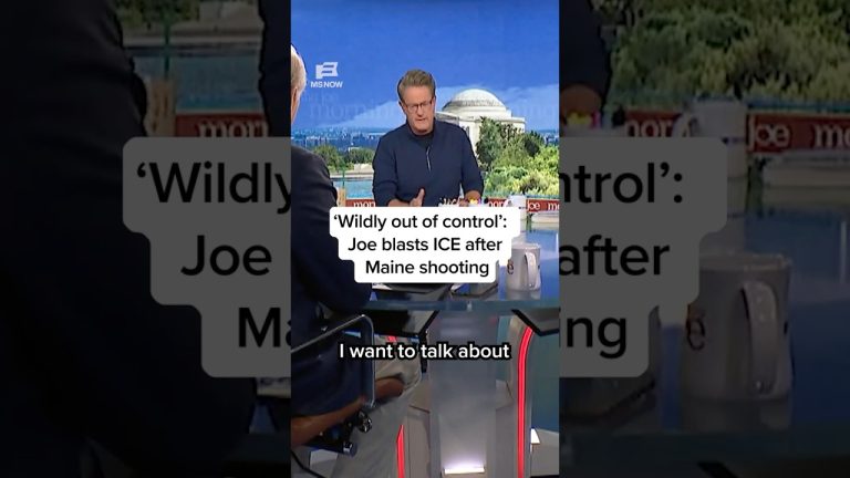 ‘Wildly out of control’: Joe blasts ICE after Maine shooting