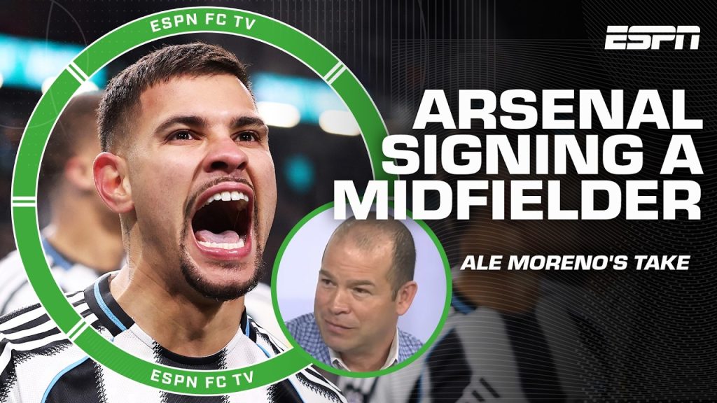Bruno Guimaraes makes Arsenal STRONGER, but they still need a striker! – Ale Moreno | ESPN FC