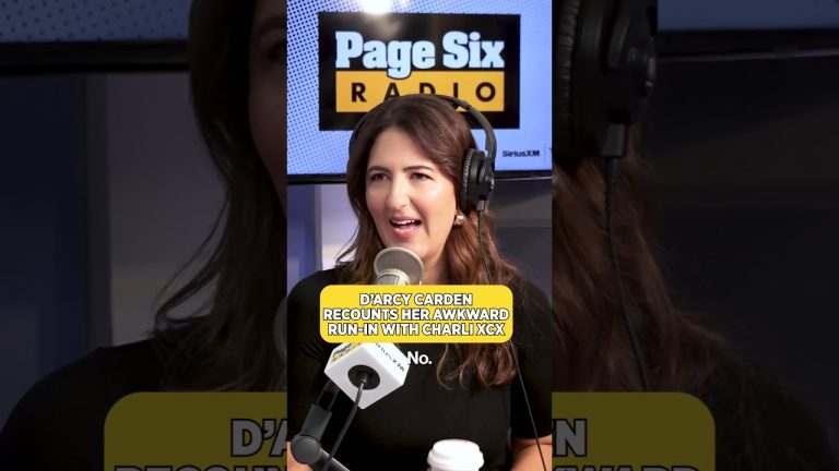 D’Arcy Carden recounts her awkward run-in with Charli XCX | Page Six Radio #shorts
