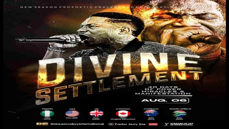DIVINE SETTLEMENT || 40DPMM – DAY 25 || NSPPD || 6TH AUGUST 2026