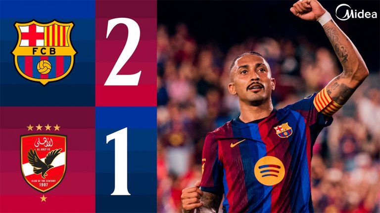 EXTENDED HIGHLIGHTS | FC BARCELONA 2 vs 1 AL AHLY | LA FESTA DEL GAMPER ESTRELLA DAMM 💙❤️