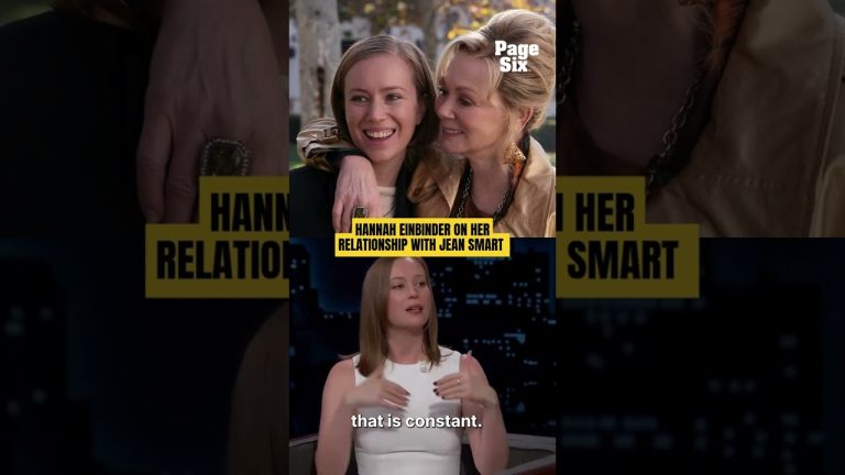 ‘Hacks’ star Hannah Einbinder says her DMs with Jean Smart are ‘very active’ 😂 #shorts